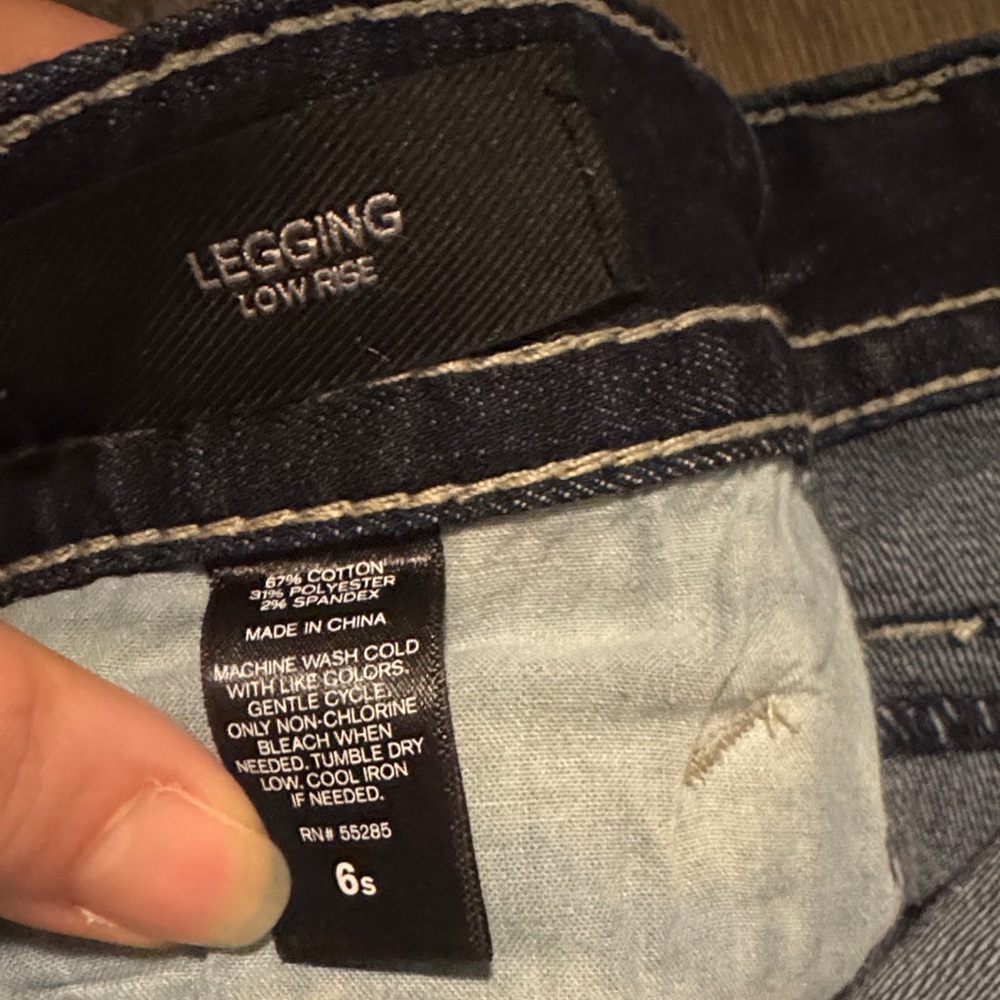 Express Dark Blue Skinny Jeans - Picture 2 of 3